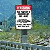 Warning - Vintage Metal Signs(12*16Inch) - Warning