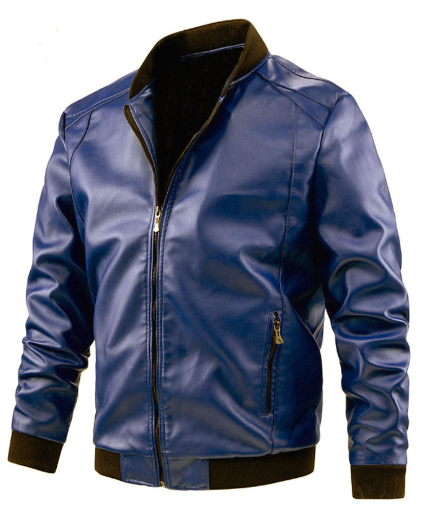  Men's Leather & Faux Leather Jackets & Coats - Blues