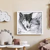 Wolf - 9CT Full Beaded Cross Stitch Kit(48x41cm)
