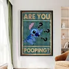 Are You Pooping?-11CT Stamped Cross Stitch 40*60cm  tapestrymarket