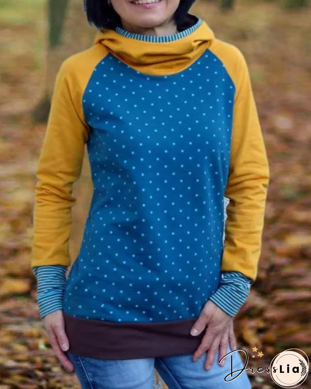 Hoodie Printed Long Sleeve Casual Sweatshirt