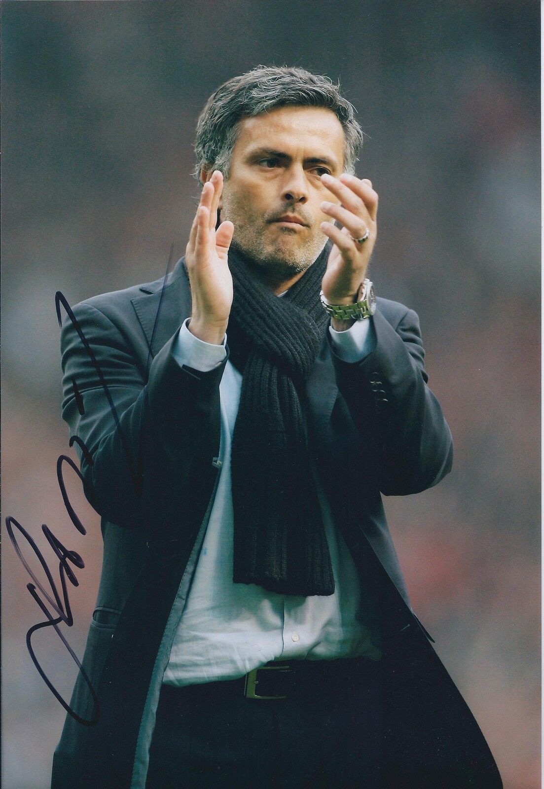 Jose MOURINHO Signed Autograph Photo Poster painting AFTAL COA RARE Champions League Manager