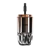 MY'TURN Stainless Steel Straw Cup 450ml - Stylish Portable Coffee Mug, Hot & Cold Dual-Use, Anti-scalding Travel Cup