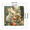 Two Rabbits-11CT Stamped Cross Stitch 40*40cm/15.75*15.75in tapestrymarket