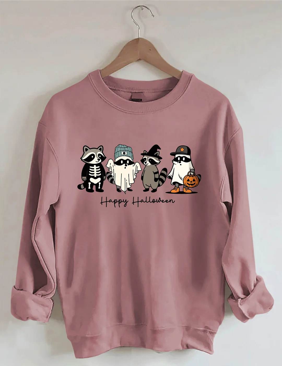 Cute Raccoon Ghost Sweatshirt