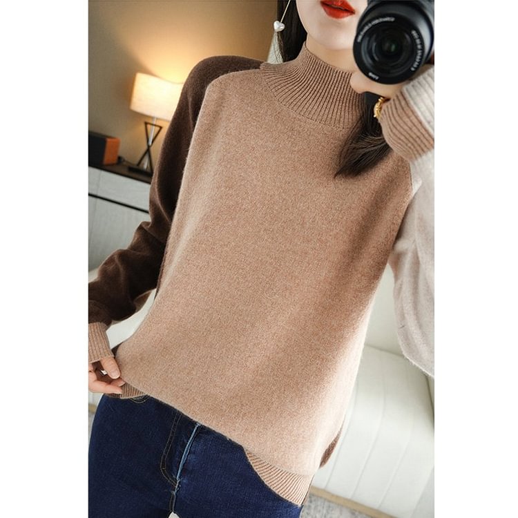 Long Sleeve Plain Sweater