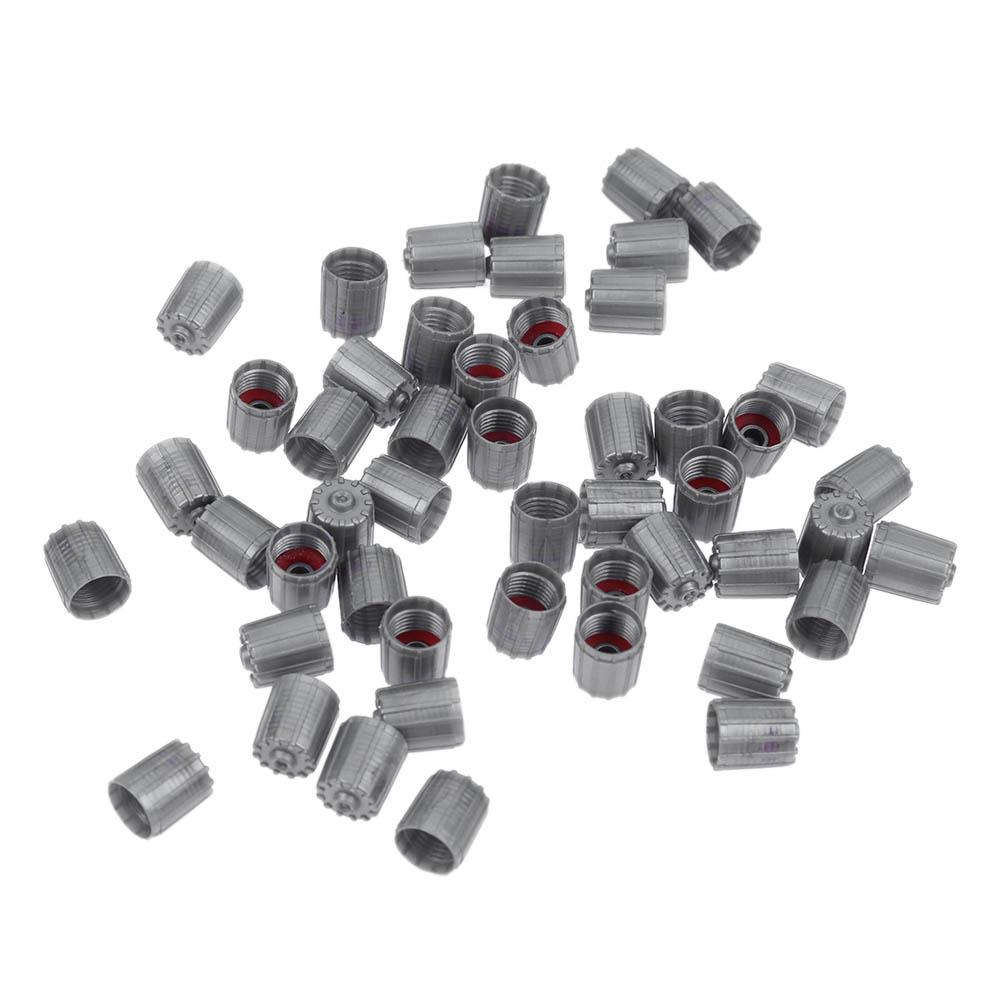 

50pcs Plastic PMS Tire Valve Stem Caps Covers for Car Truck Motorcycle, 501 Original