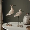 Mediterranean Vintage 3D Seabird Decorative Ornament (Pair)