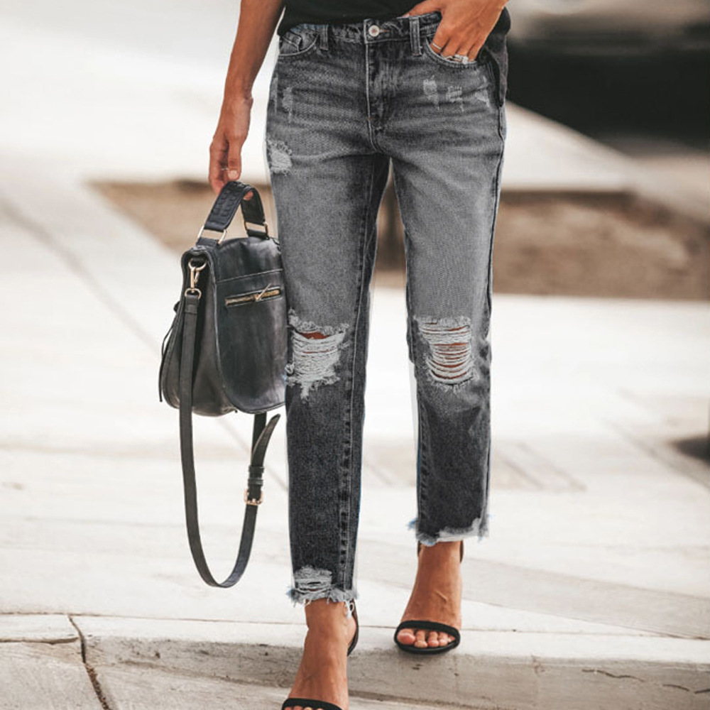 Casual Ripped  Casual Jeans wearshes