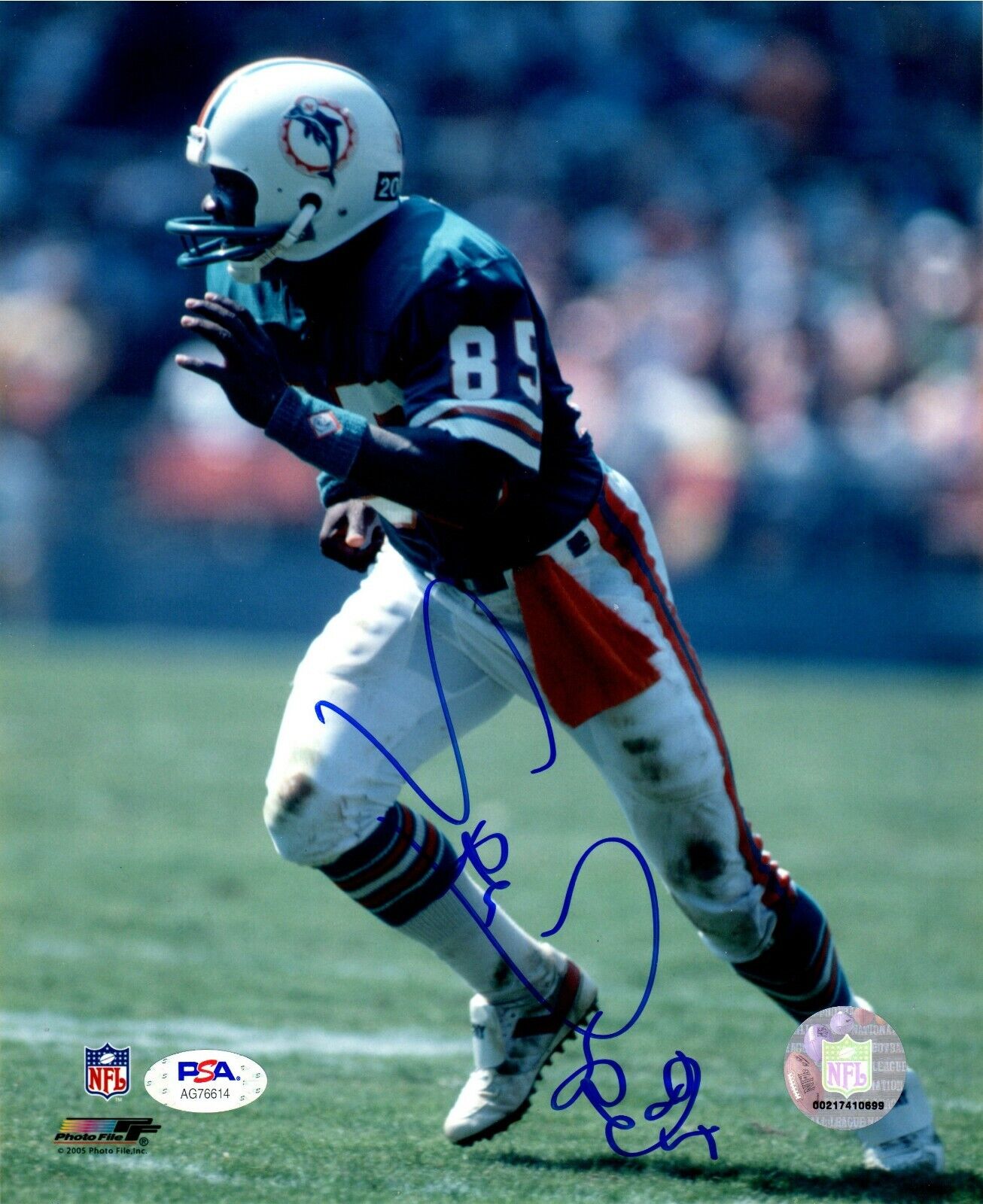 Mark Duper autographed signed 8x10 Photo Poster painting NFL Miami Dolphins PSA COA