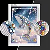 Diamond Painting-DIY Special Shaped Drill Pearl Painting Whale(30x40cm)