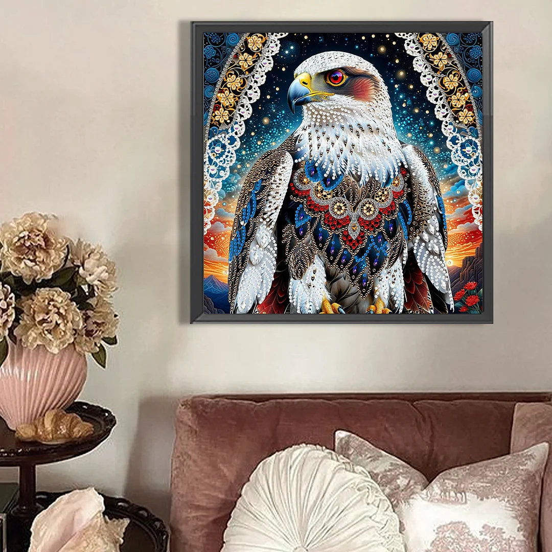 Eagle2 - Partial Special Shaped Drill Diamond Painting Kits (Canvas|30*30cm)