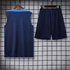2025/2026 Psg Paris Pre-Match Training Dark Blue Vest+Shorts Football1:1 Thai Quality