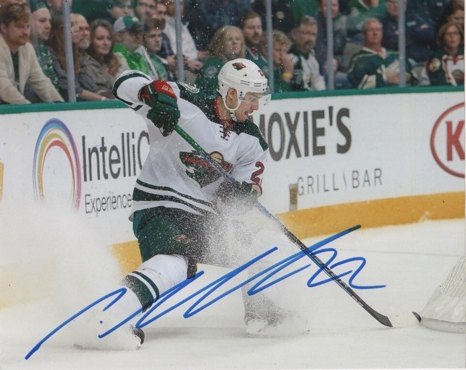 Minnesota Wild Nino Niederreiter Autographed Signed 8x10 Photo Poster painting COA D