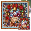 Snowman-14CT Stamped Cross Stitch 40*40cm/15.75*15.75in