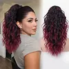 ⏳R&eacute;duction limit&eacute;e de 50%🎁18 Inch Curly Wavy Frizzy Hair Extension with Ponytail