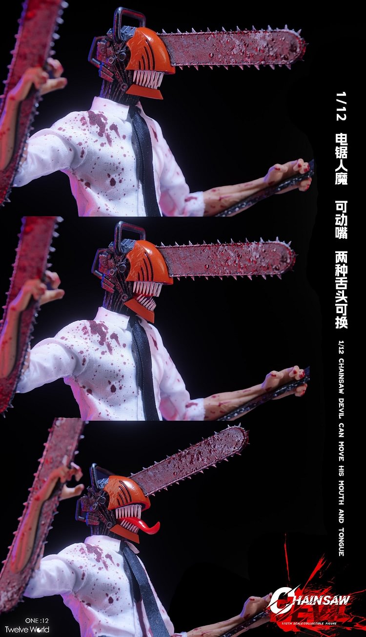 Pre-order 1/12 TWTOYS TW2258 Chainsaw Devil Action Figure
