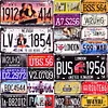 Car Plate License - Random Metal  Sign Mystery Box Surprise Box 10pcs - /20pcs - /30pcs - /50pcs - 
