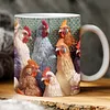 Mug &agrave; imprim&eacute; coq 3D