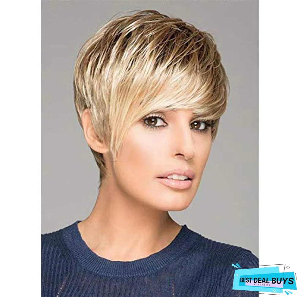 New Wig Ladies Fashion Short Straight Hair Short Hair