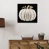 Pumpkin DIY Pearl Art Diamond Painting Kit for Adult Home Decor 25x25cm With Frame