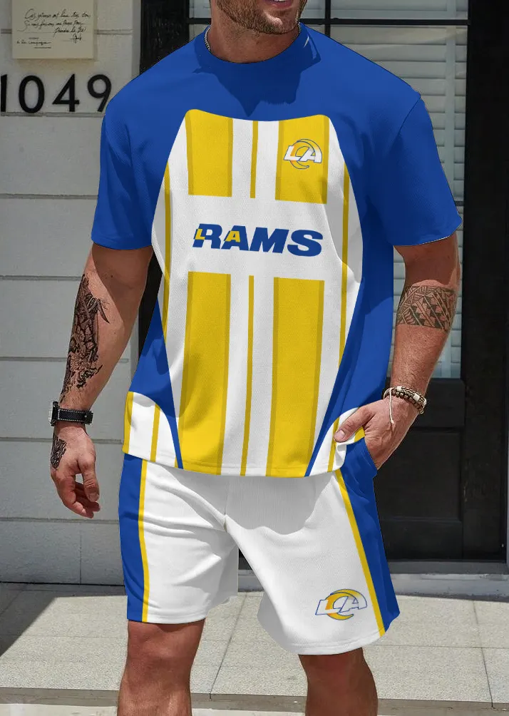 Los Angeles Rams  Limited Edition Top And Shorts Two-Piece Suits