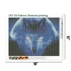Moon Wolf  | Full Round Diamond Painting Kits