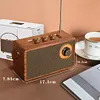 Retro Radio Speaker Wireless Portable FM Radio Receiver for Home Outdoor Travel