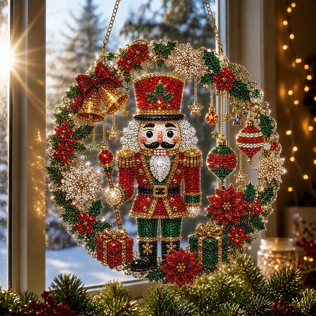 🎅70% Off on the Last Day of the Off-Season Sale🎄- Christmas Diamond Art Suncatcher Kit