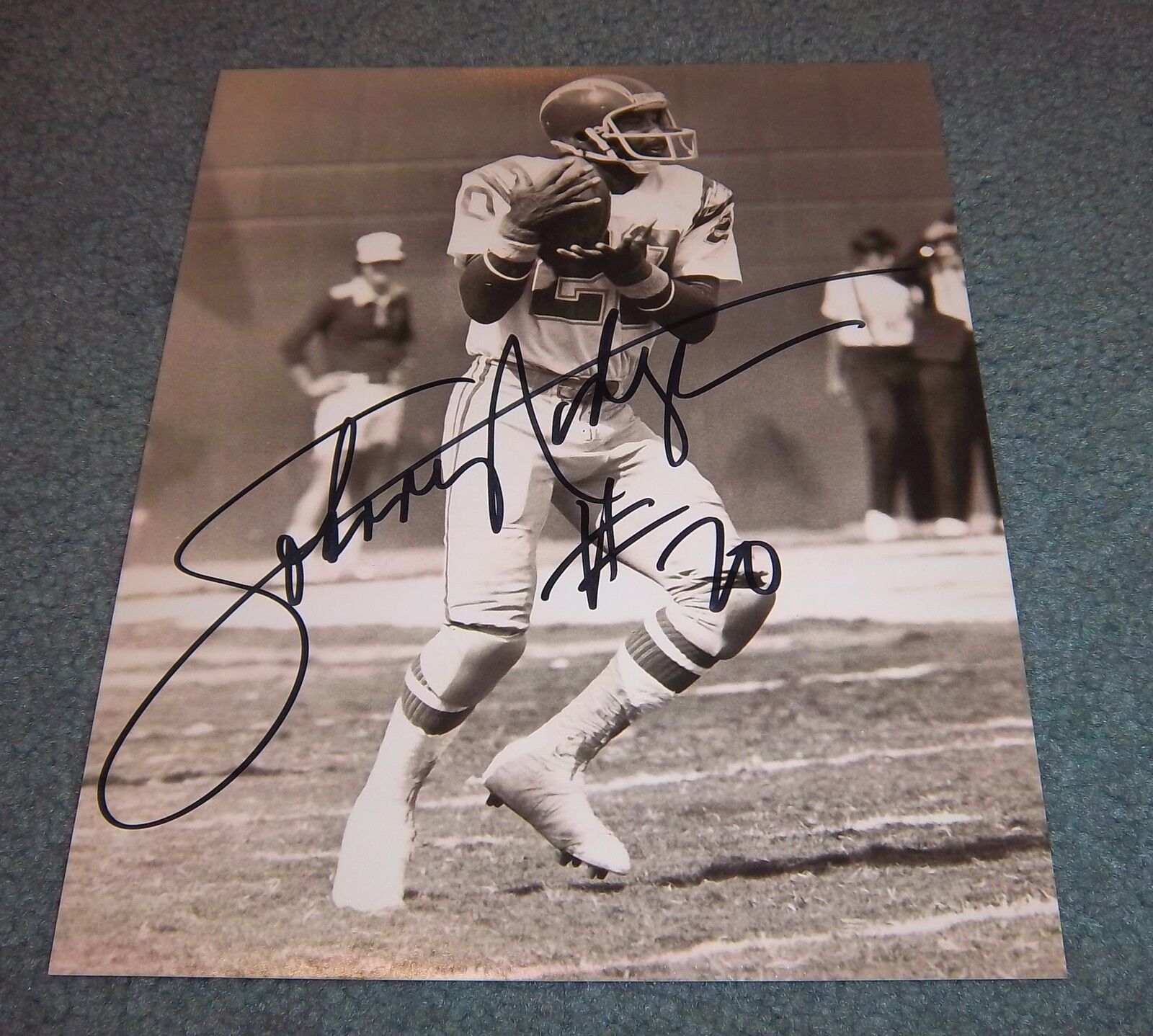 San Diego Chargers Johnny Rodgers Signed Autographed Photo Poster painting Nebraska Heisman B