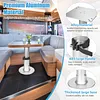 [US Local Warehouse] Pneumatic Table Leg Base Detachable 3-Level Adjustable Aluminum Alloy Table Base