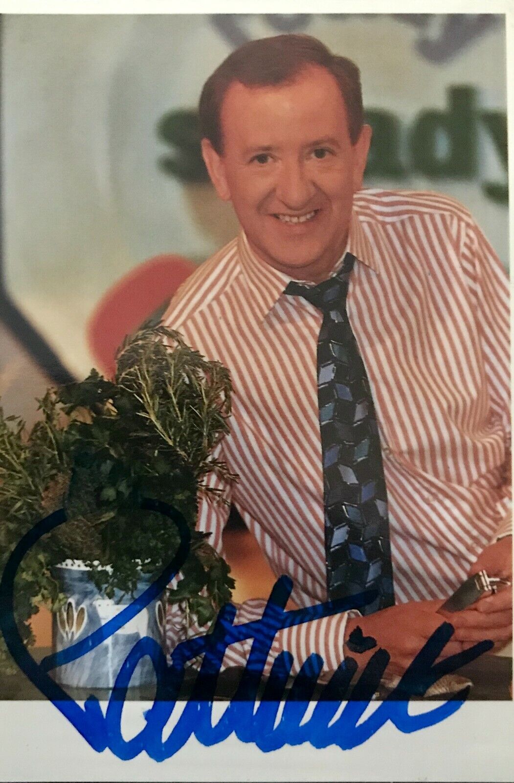 PATRICK ANTHONY (READY STEADY COOK - BBC) SIGNED Photo Poster painting CARD