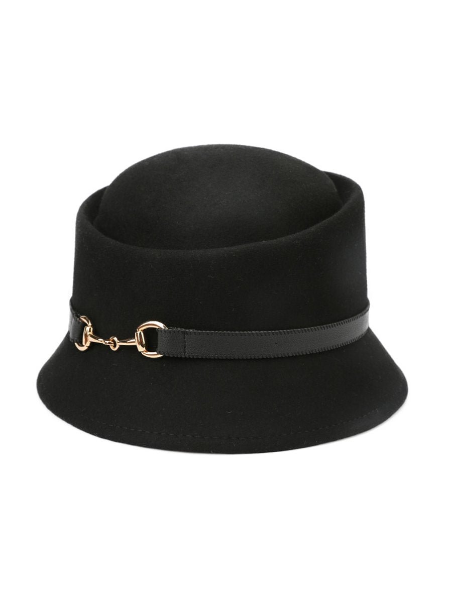 Bucket Hats For Women Belt Metal Buckle Ring Fisherman Hats
