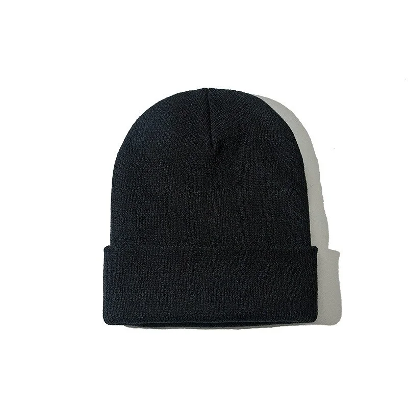 autumn winter Knitted Cap hat women men Beanie Wool Blends Soft Warm knitted hat beanie Men Women Skullies Beanies Cap