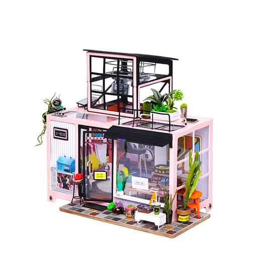  Robotime Online Rolife Kevin's Studio DG13 DIY Miniature Dollhouse 1:20