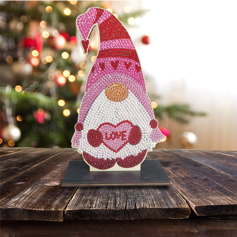 Christmas Diamond Art Ornaments Rhinestones Single-Sided for Kids Gifts