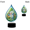 DIY 5D Diamond Painting Acrylic Water Drop Flower Night Light Lamp Home Decoration Ornament Gift Kit