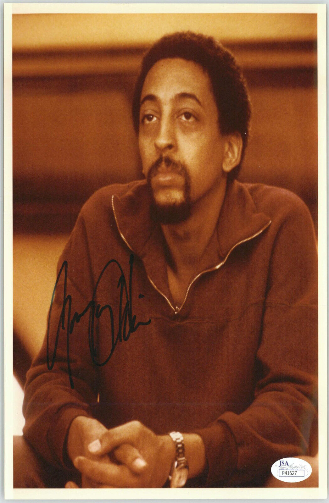 GREGORY HINES, ACTOR, DANCER, (DECEASED) SIGNED 8X10 JSA AUTHEN COA #P41627