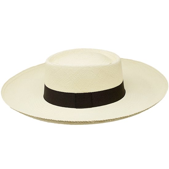 Gambler Wide Brim-Women handmade Panama Hats
