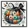 Stitching Pumpkin-14CT Counted Cross Stitch 40*40cm/15.75*15.75in tapestrymarket