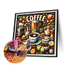 Diamond Painting-DIY Full Round Drill Coffee(40*40 CM)