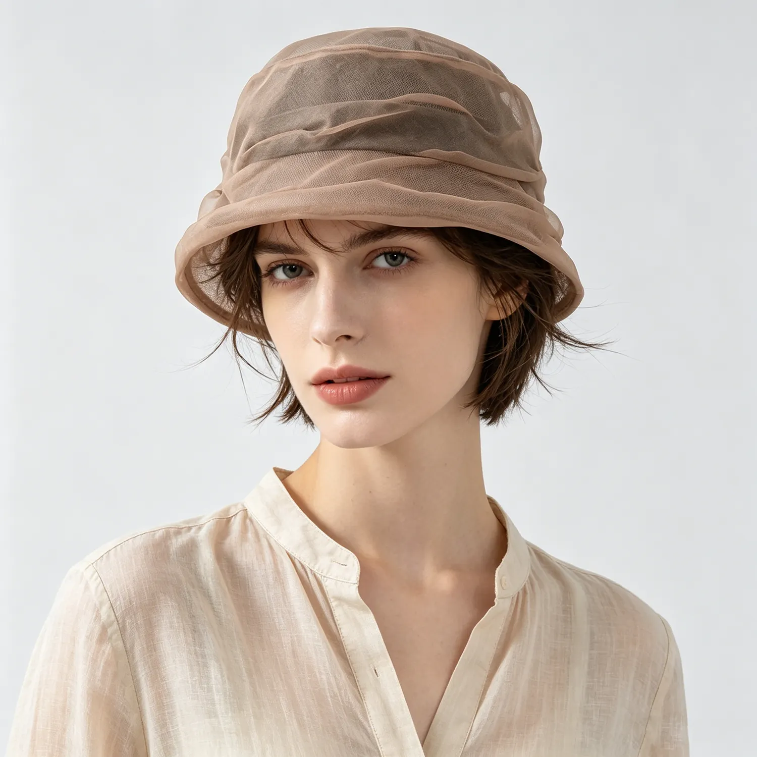 100% Silk Hat Lightweight Breathable For Women REAL SILK LIFE