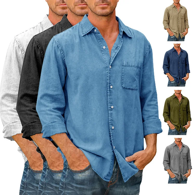 Nuevos productos para el otoño--- Camisas de hombre [manga larga]
