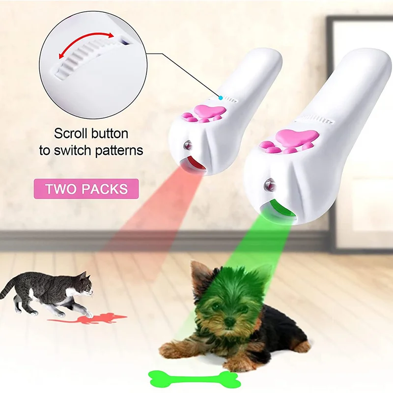 LED Light Pointer USB Rechargeable Pet Catch Toys