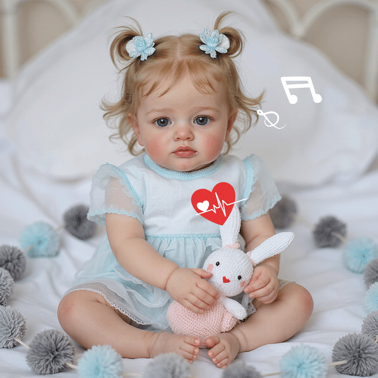 Babeside Smiling Reborn Baby Maris 20" Little Infant Girl Building Lovely Memories with Heartbeat Coos and Breath