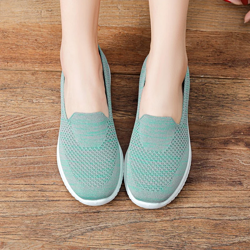 2021 Women Shoes Slip on Breathab Sneakers Women Vulcanize Shoes Basket Femme Super Light Women Casual Shoes Zapatos Mujer Shoes