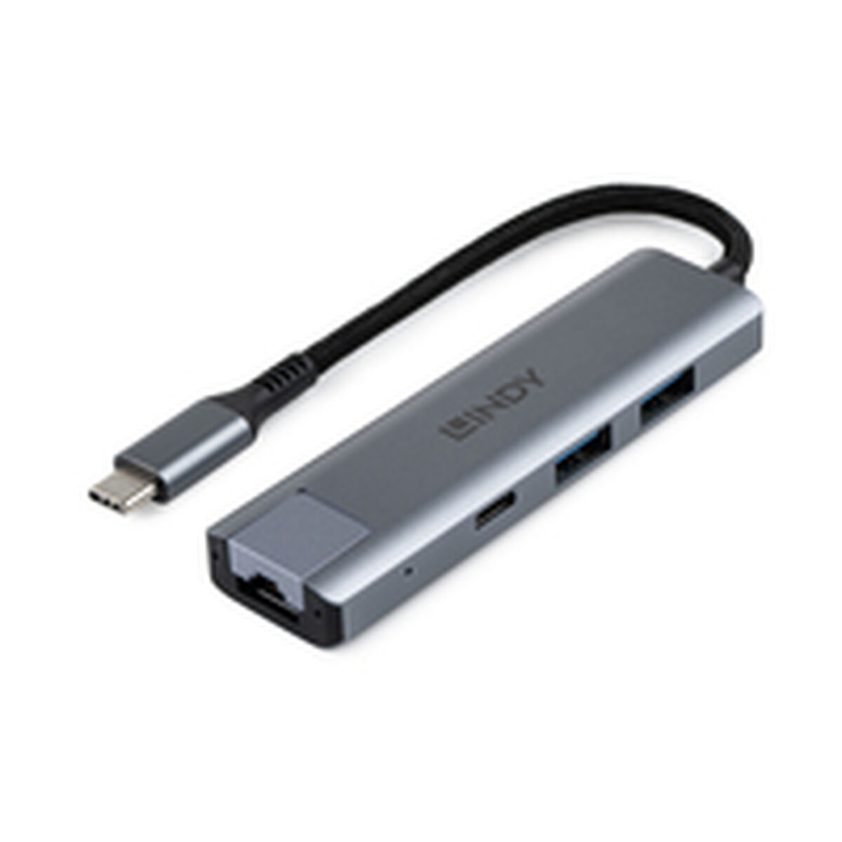 USB Hub LINDY 43422 Grey