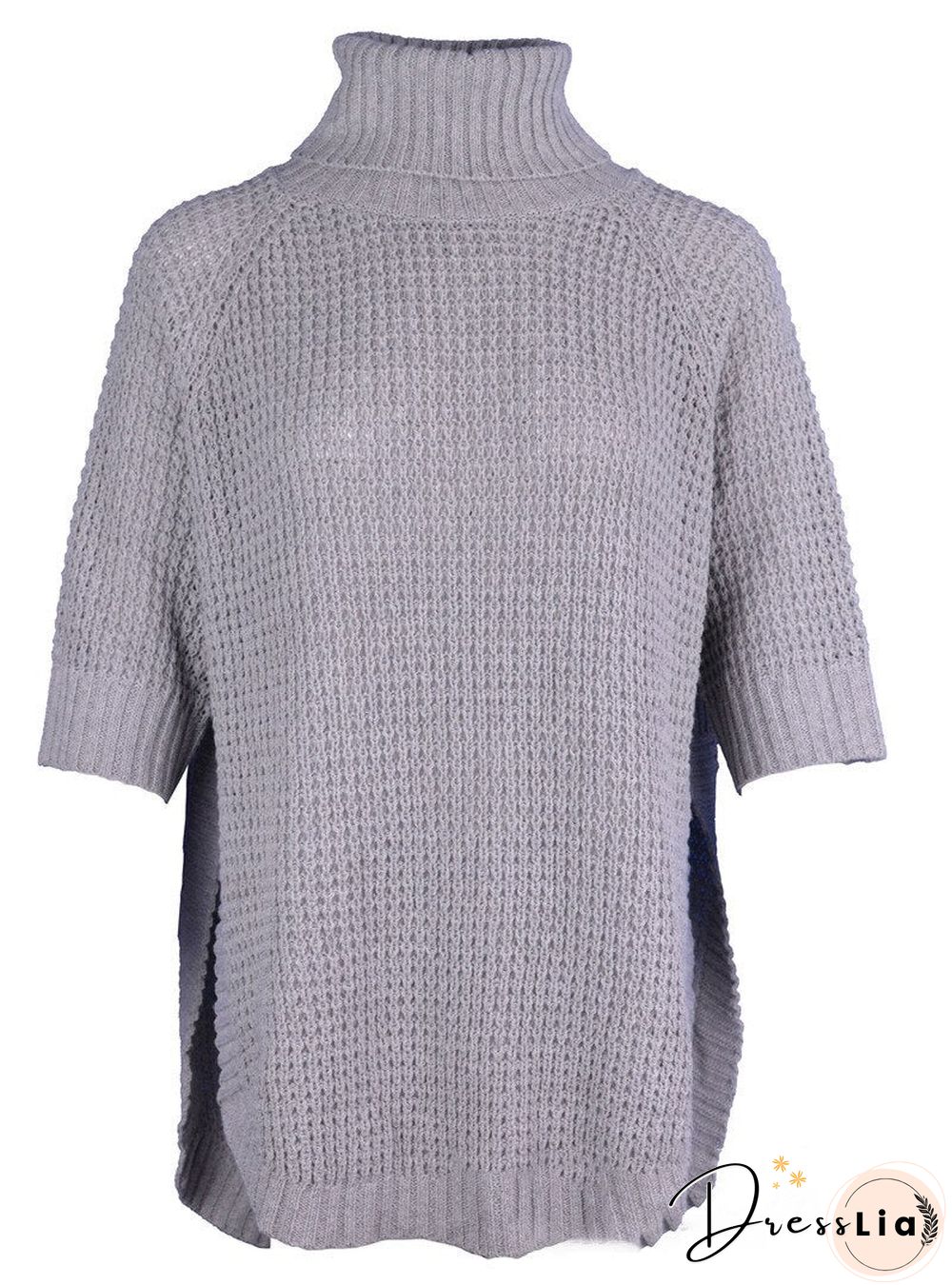 Women'S Turtleneck Solid Casual Knitted Pullover Loose Long Sleeve Sweaters Knitwear Jumper Fall Turtleneck Sweaters For Women