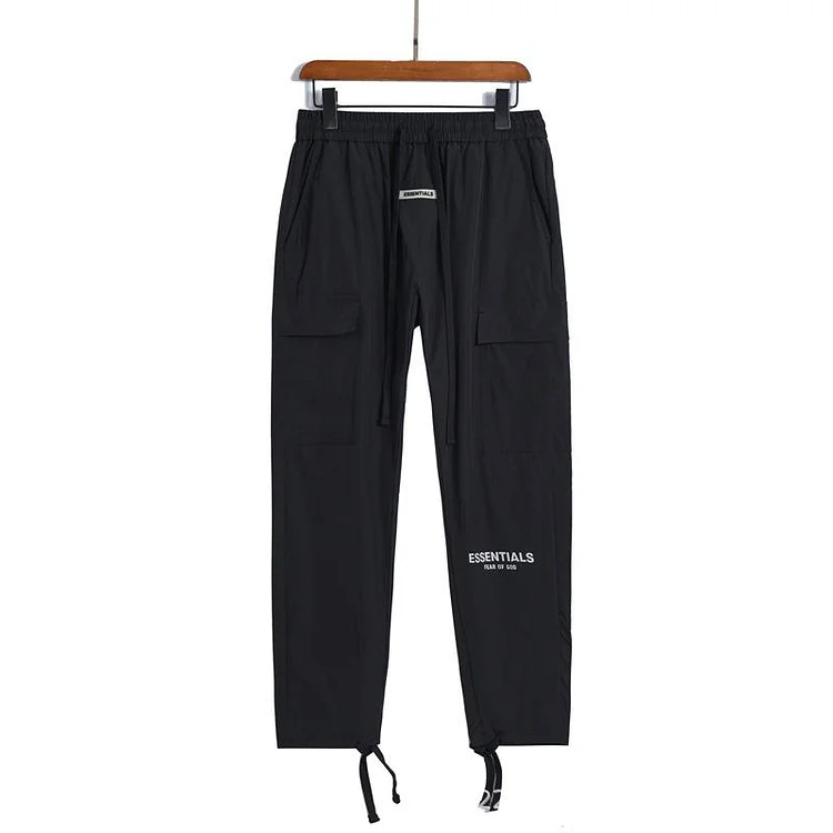 Fog Essentials Pants Early Autumn Tooling Drawstring Trousers for Men and Women