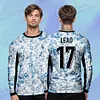 Portugal European Cup No. 7 Jersey Football Jersey Adult Suit Competition Jersey Breathable Gradual Change Blue Jersey